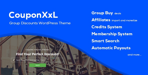 CouponXxL - Deals, Coupons & Discounts WP Theme