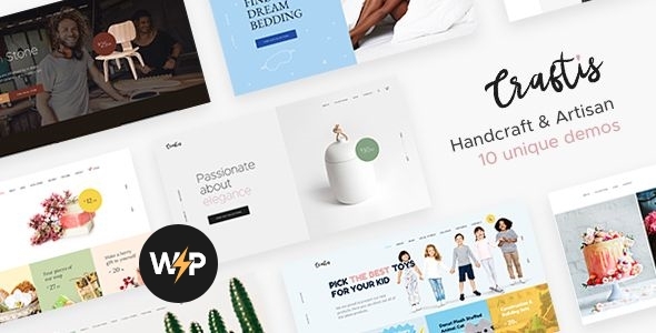 Craftis - Handmade, Handcraft & Artisan WordPress Theme + WCFM