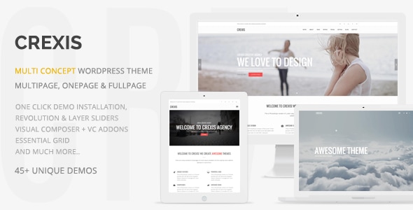 Crexis - Responsive Multi-Purpose WordPress Theme