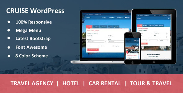 Cruise - Responsive Travel Agency WordPress Theme