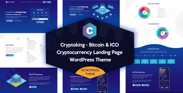 Cryptoking - Bitcoin & ICO Theme