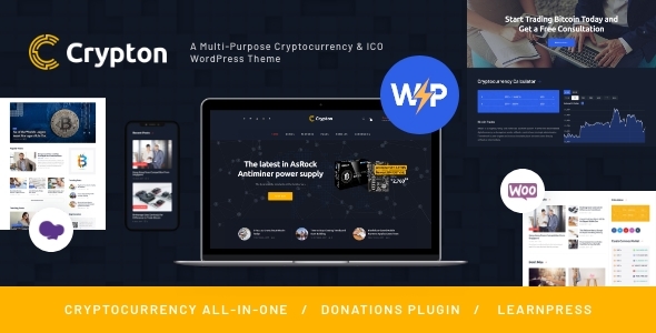 Crypton | Cryptocurrency WordPress Theme