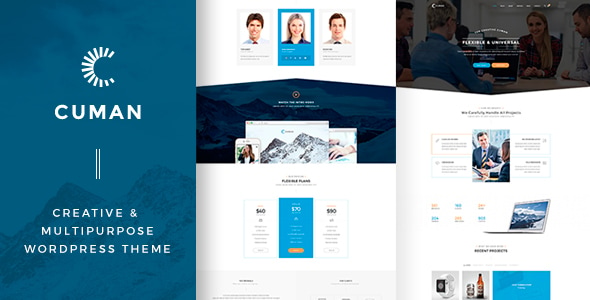 Cuman - Business Corporate theme