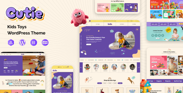 Cutie - Children School, Toys Store Theme