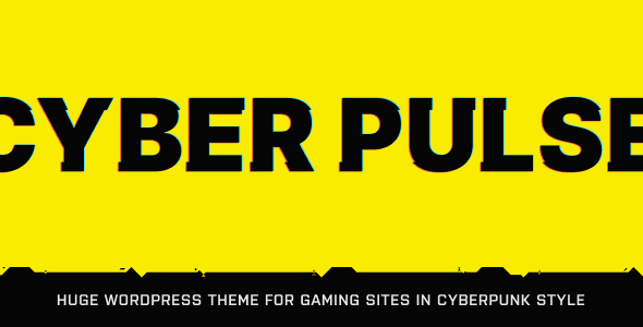 CyberPulse - Gaming & eSports Theme for WordPress