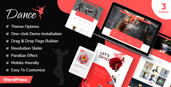 Dance Academy WordPress Theme with Automatic AI - Blog Content Generator And Chatbot