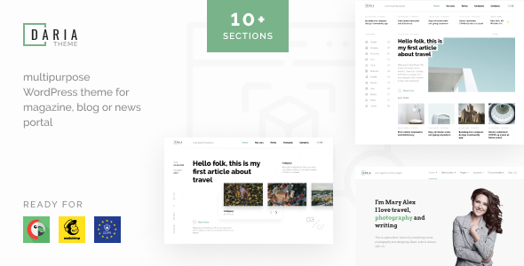 Daria - Blog & News WordPress Theme