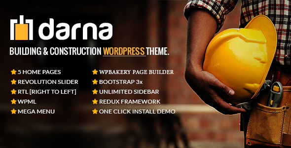 Darna – Building & Construction WordPress Theme