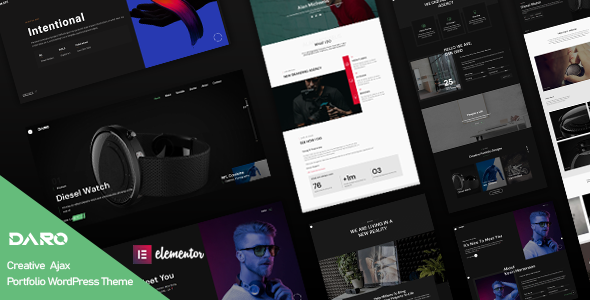 Daro - Ajax Portfolio WordPress Theme