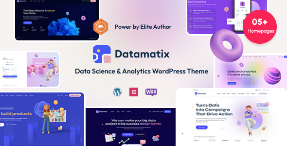 Datamatix - Data Science & Analytics WordPress Theme