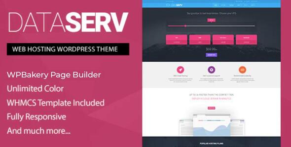 Dataserv - Professional Hosting WordPress Theme