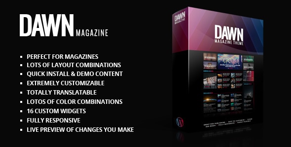 Dawn Magazine Theme