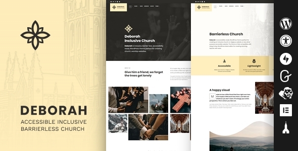 Deborah - Inclusive Church WordPress Theme