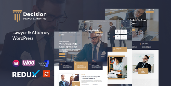 Decision - Law & Lawyer WordPress Theme