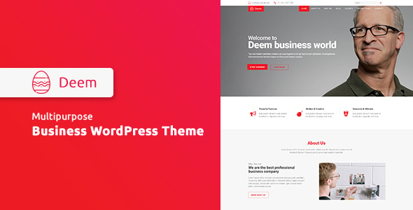 Deem - Multipurpose Business WordPress Theme