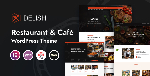 Delish – Restaurant & Cafe WordPress Theme