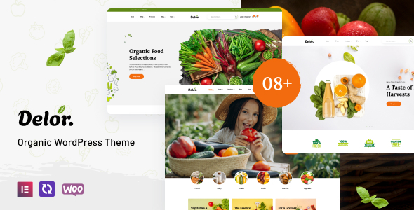 Delor – Organic Food Store WordPress Theme