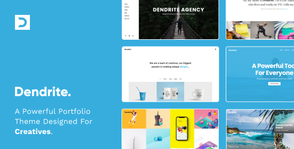 Dendrite - Creative WordPress Portfolio Theme