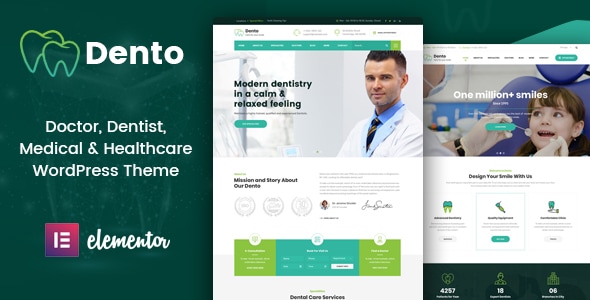 Dento - Dental Care WordPress Theme