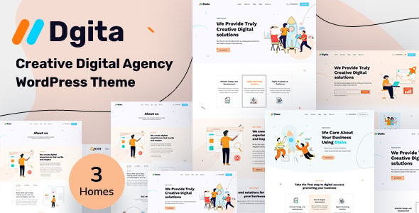 Dgita - Creative Digital Agency WordPress Theme