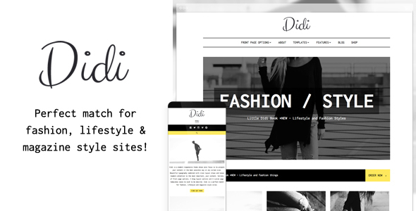 Didi - Fashion Blog WordPress Theme