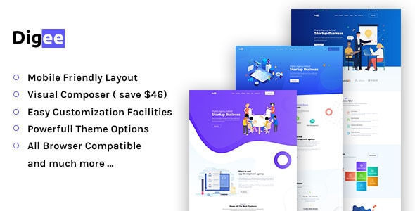 Digee - Digital Marketing Agency WordPress Theme