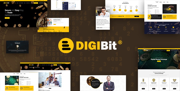 DigiBit - Bitcoin Trading WordPress Theme