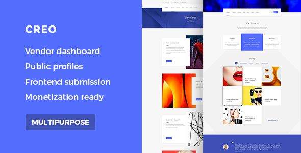 Digital Marketplace WordPress Theme - Creo