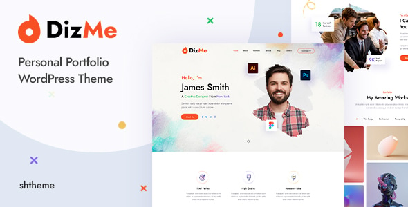 Dizme - Personal Portfolio WordPress Theme