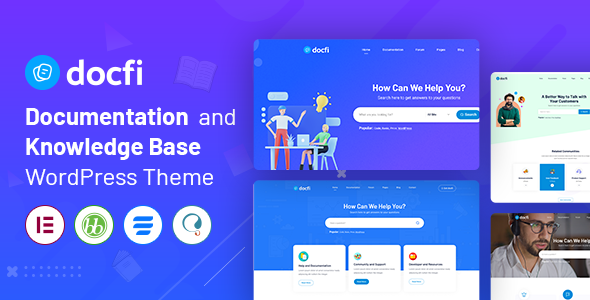 Docfi - Documentation and Knowledge Base WordPress Theme