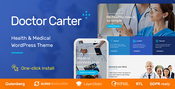 Doctor Carter - Medical WordPress Theme