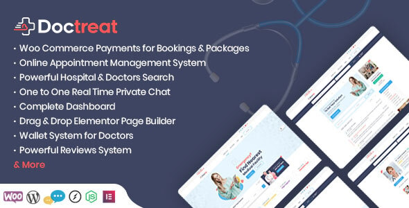 Doctreat - Hospitals and Doctors Directory WordPress Listing Theme