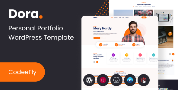 Dora – Personal Portfolio WordPress Theme