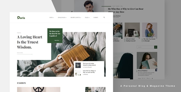 Doris - Blog and Magazine WordPress Theme