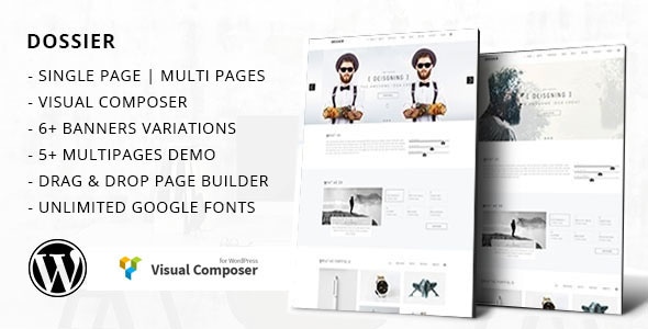 Dossier - Business Portfolio WordPress Theme