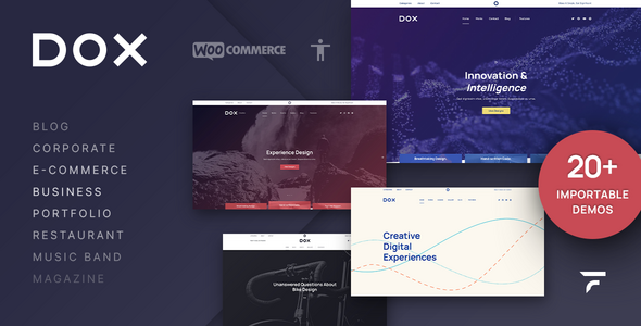 Dox — Multi-purpose WordPress Theme