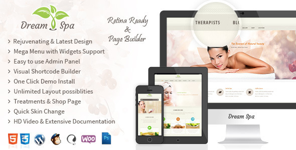 Dream Spa - Salon WordPress