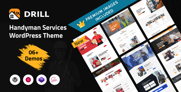 Drill - Handyman & Plumber Services WordPress Theme