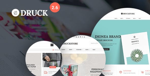 Druck - Print shop WooCommerce WordPress Theme