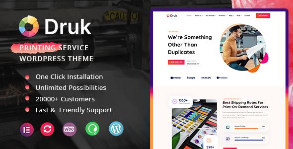 Druk - Printing Service WordPress Theme