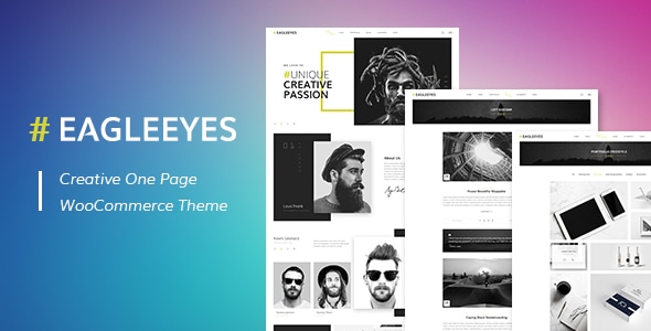 EAGLEEYES - Creative multipages and One page WP Theme