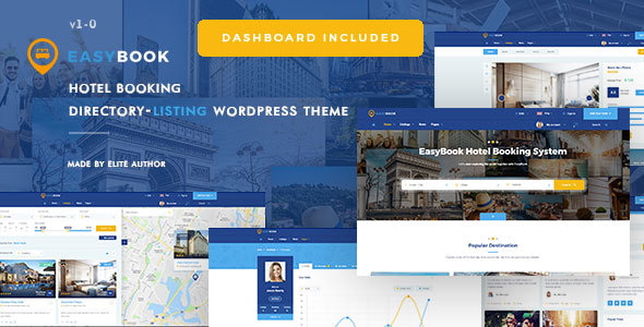 EasyBook – Hotel & Tour Booking WordPress Theme