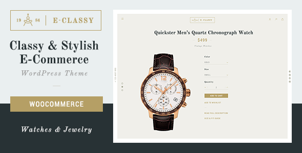 eClassy - eCommerce Classy Pro WordPress Theme