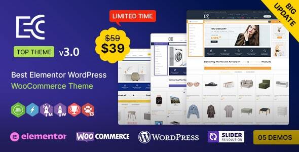 eCode WP - Multipurpose WooCommerce Elementor Theme