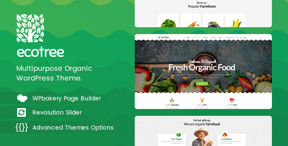 Ecotree - Organic Food WordPress Theme