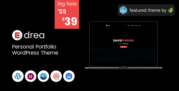 Edrea - Personal Portfolio WordPress Theme