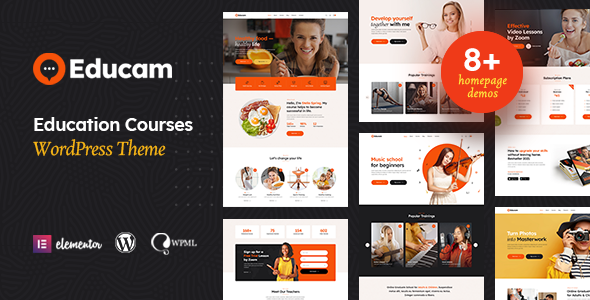 Educam - Education Online Courses WordPress Theme