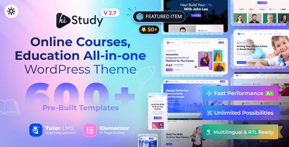 Education WordPress Theme | HiStudy