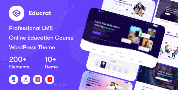 Educrat - Online Course Education WordPress Theme