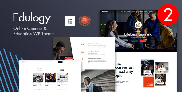 Edulogy - E-learning and Courses WordPress Theme